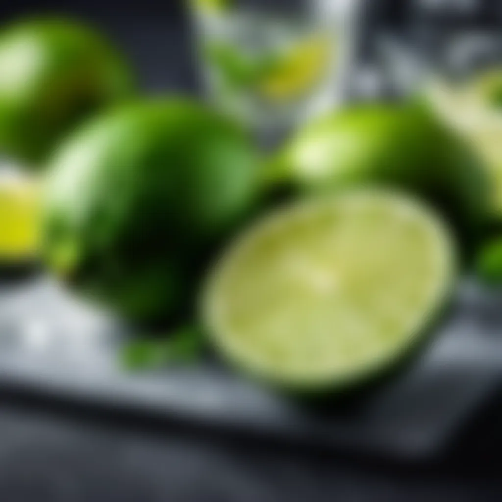 Lime wedges