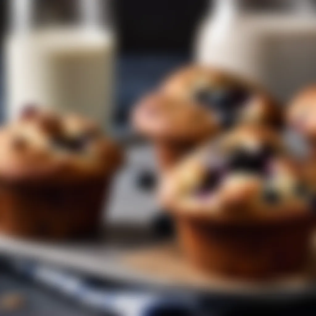 The Perfect Recipe for Blueberry Muffins Presentation