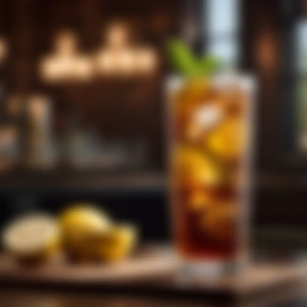 The Perfect Recipe for Long Island Iced Tea Presentation