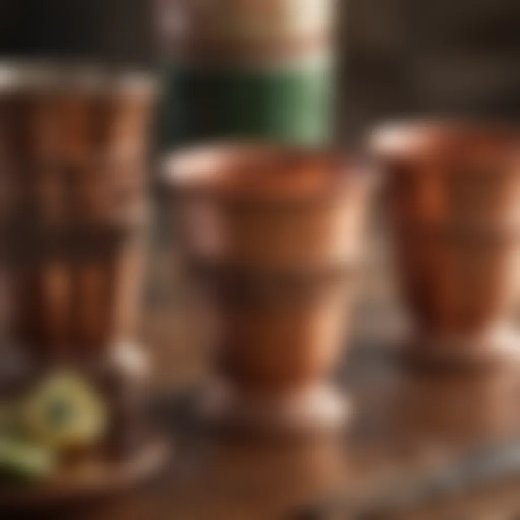 Historical context of copper cups in various cultures