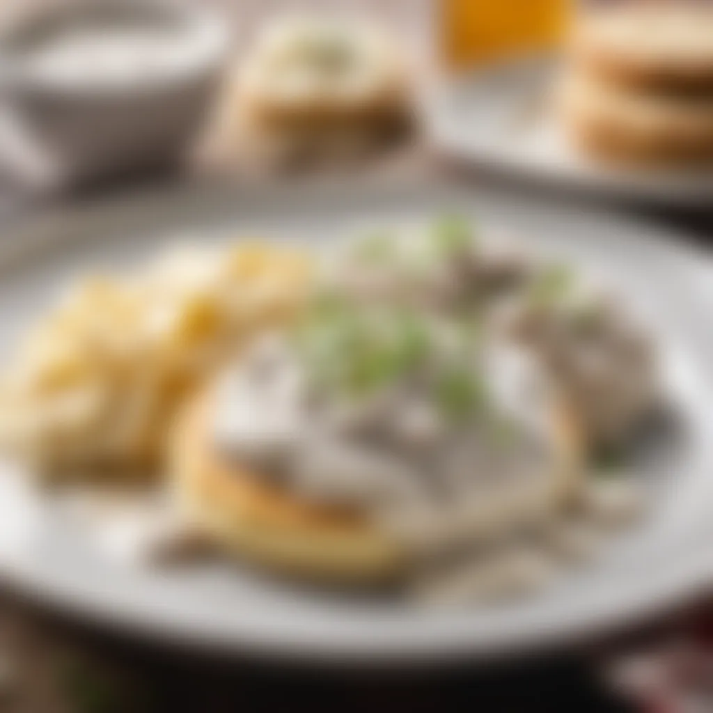 The Ultimate Guide to Making Authentic American Biscuits and Gravy Presentation