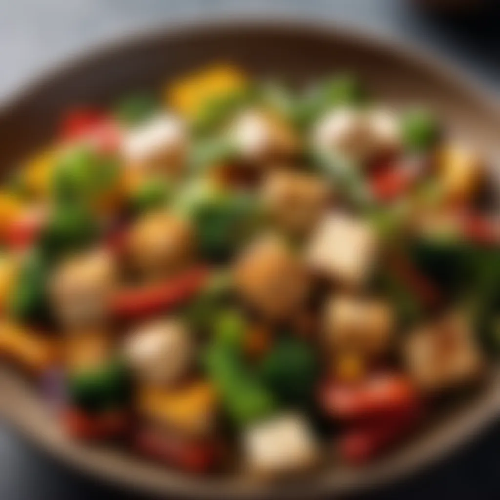 Tofu Stir-Fry with Colorful Vegetables