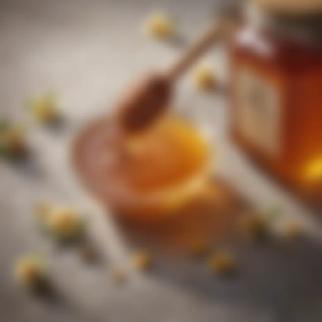 A graphic representation of Manuka honey's health benefits