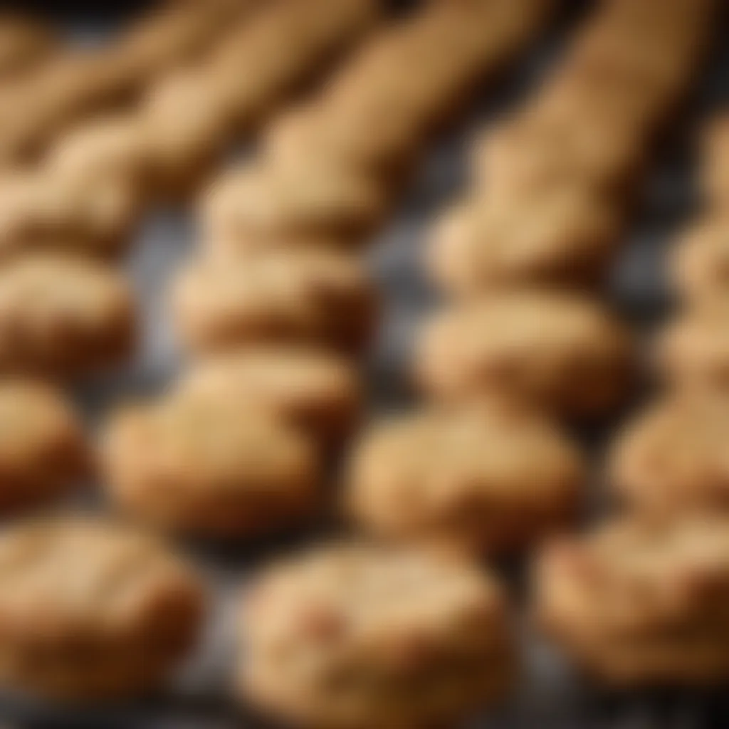 Traditional ANZAC Biscuits Cooling on Wire Rack