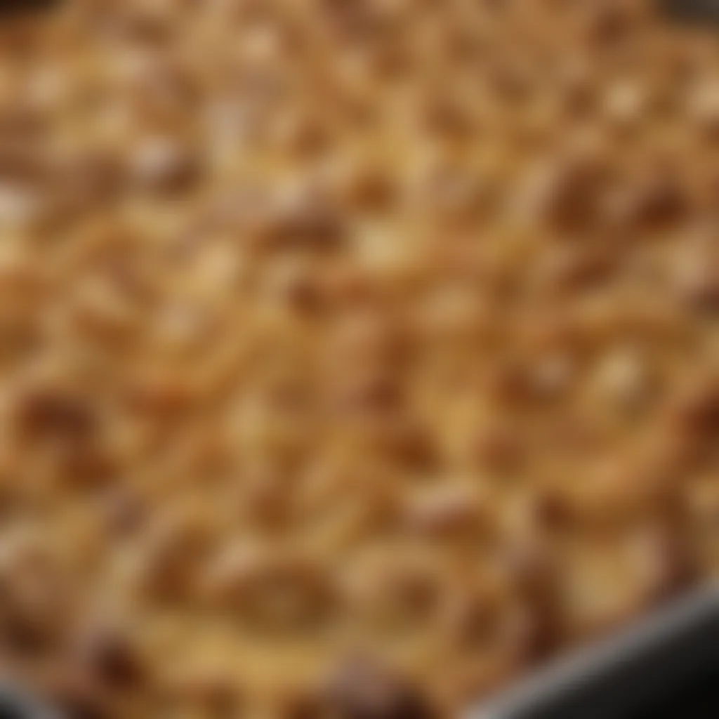 Crunchy Golden Topping Enhancing Tray Bake Golden Crunchy Topping of Tray Bake