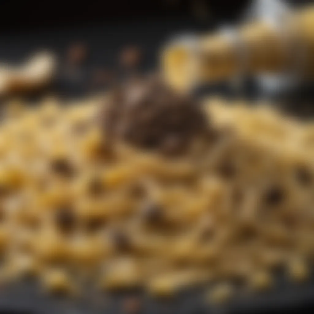 Exquisite Truffle Shavings on Pasta