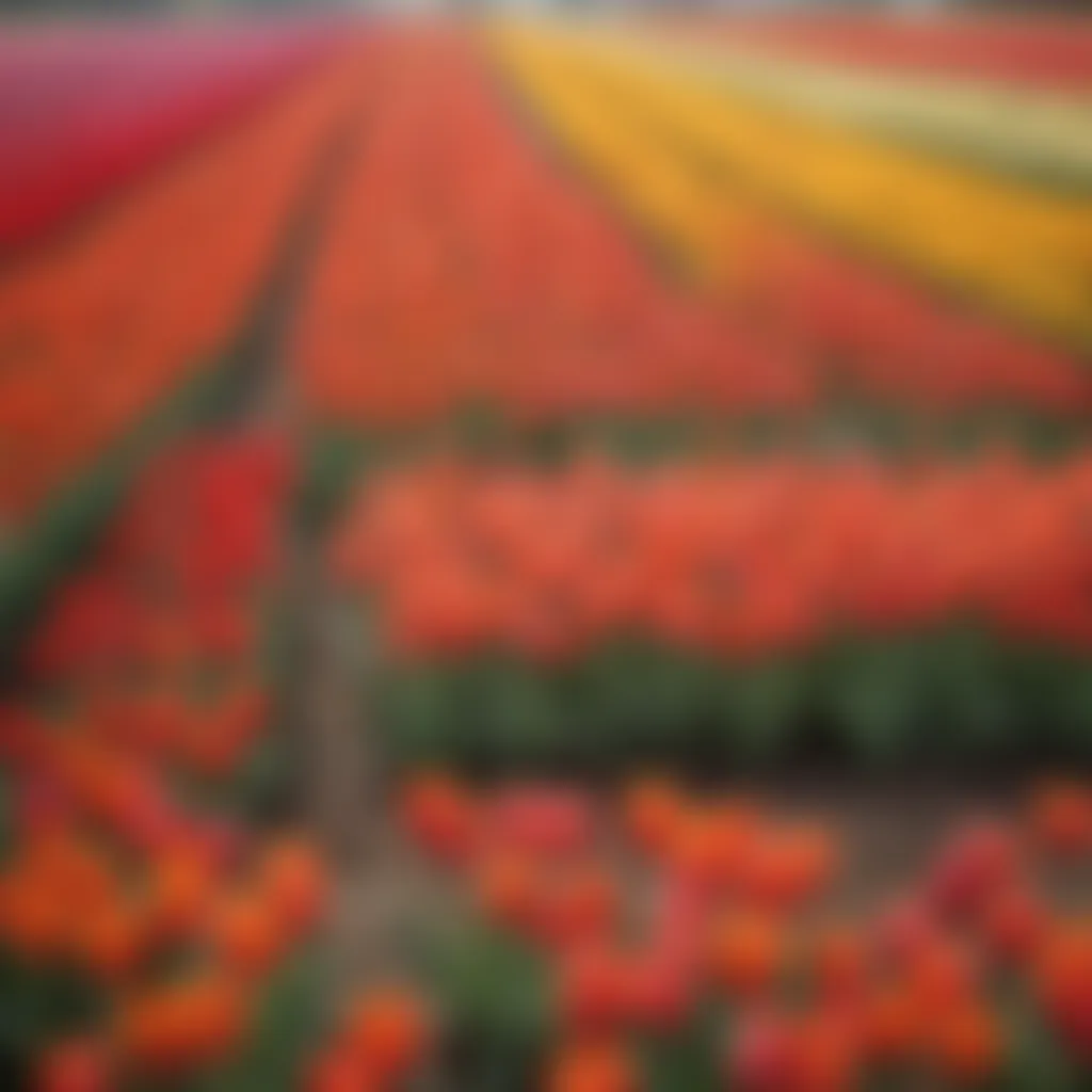 Tulip Fields in Full Bloom