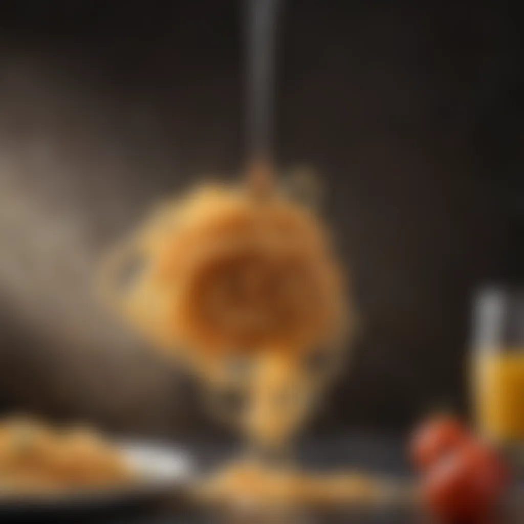 Elegant Twirling Technique Twirling spaghetti on a fork
