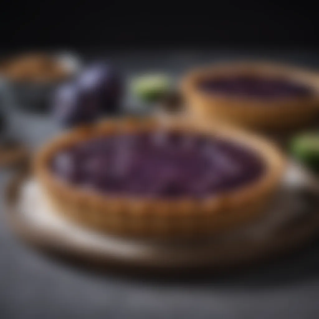 Exquisite Ube Jam Tart