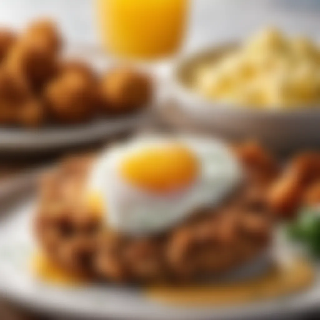 Egg Accompaniment to Flavorful Chicken Fried Steak