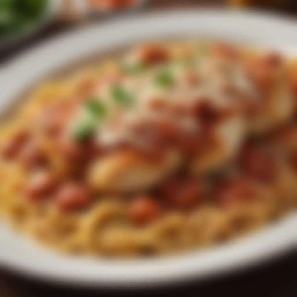 Exquisite Chicken Parmesan Pasta Dish