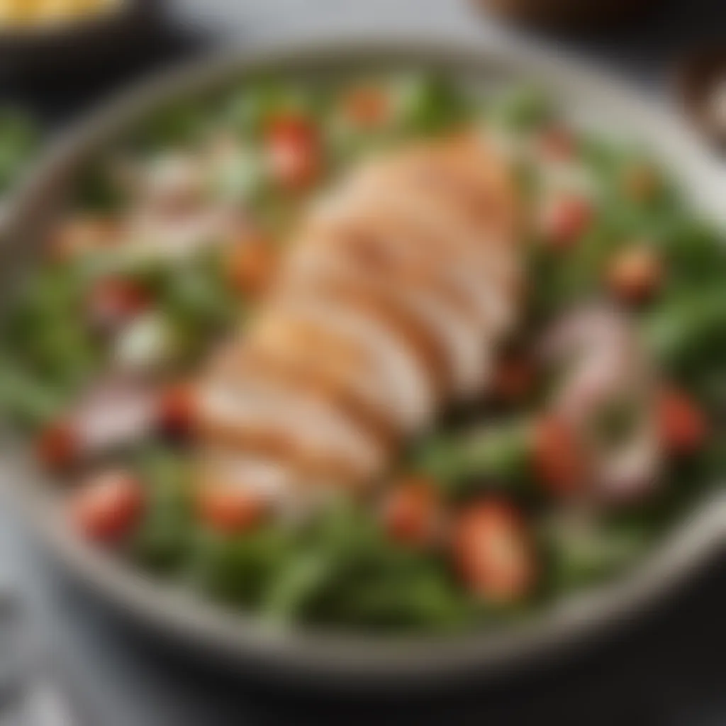 Elevated Chicken Breast Salad with Fresh Greens