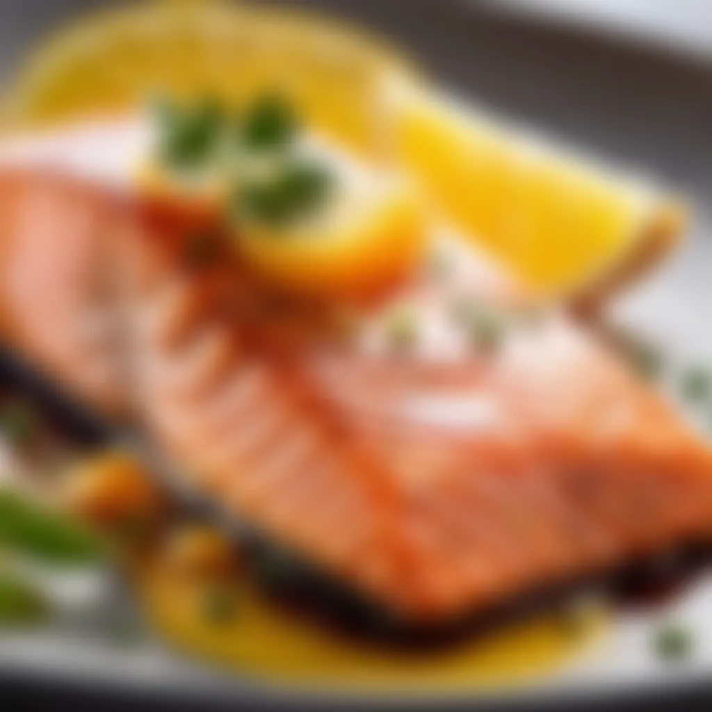 Gourmet Salmon Fillet with Citrus Glaze