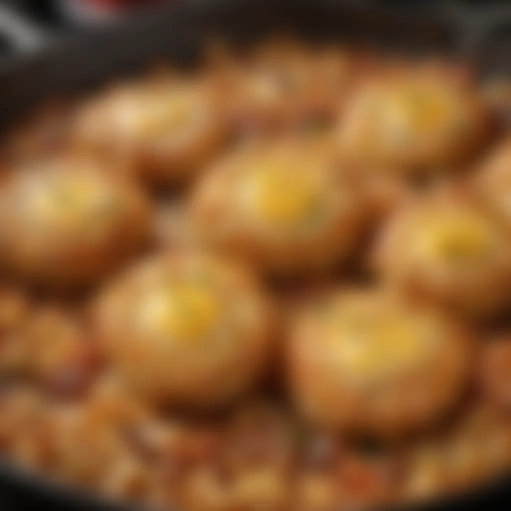 Sizzling Hash Browns in Skillet