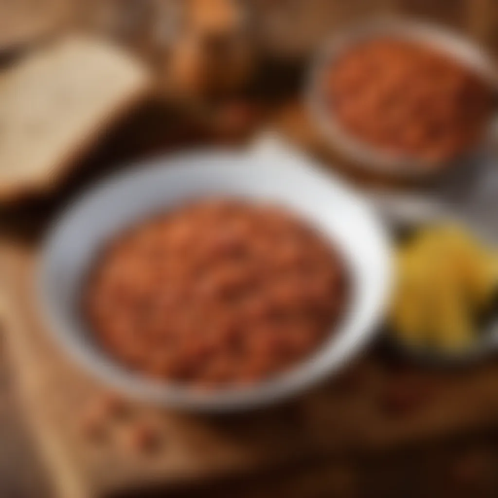 Gastronomic Presentation Delicious Tesco baked beans served in a bowl