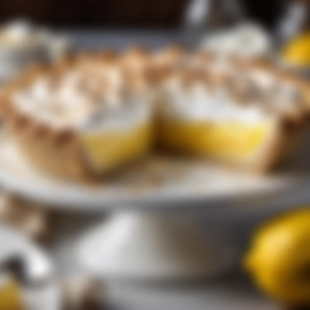 Finished lemon meringue pie