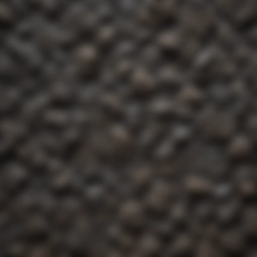 Close-up of cast iron texture highlighting its unique surface characteristics