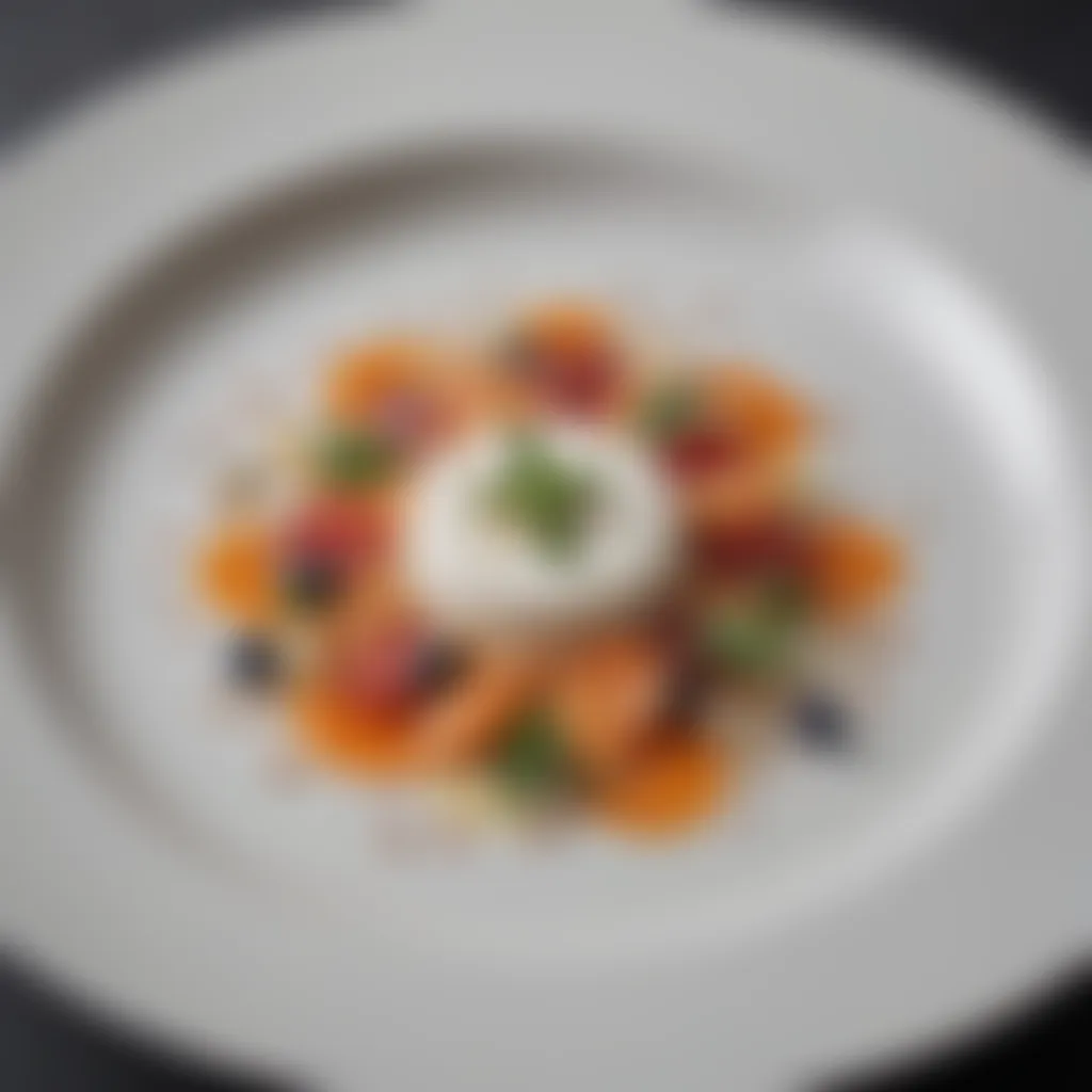 Elegant dish presentation featuring Spatini Mix as a key ingredient in modern gastronomy.