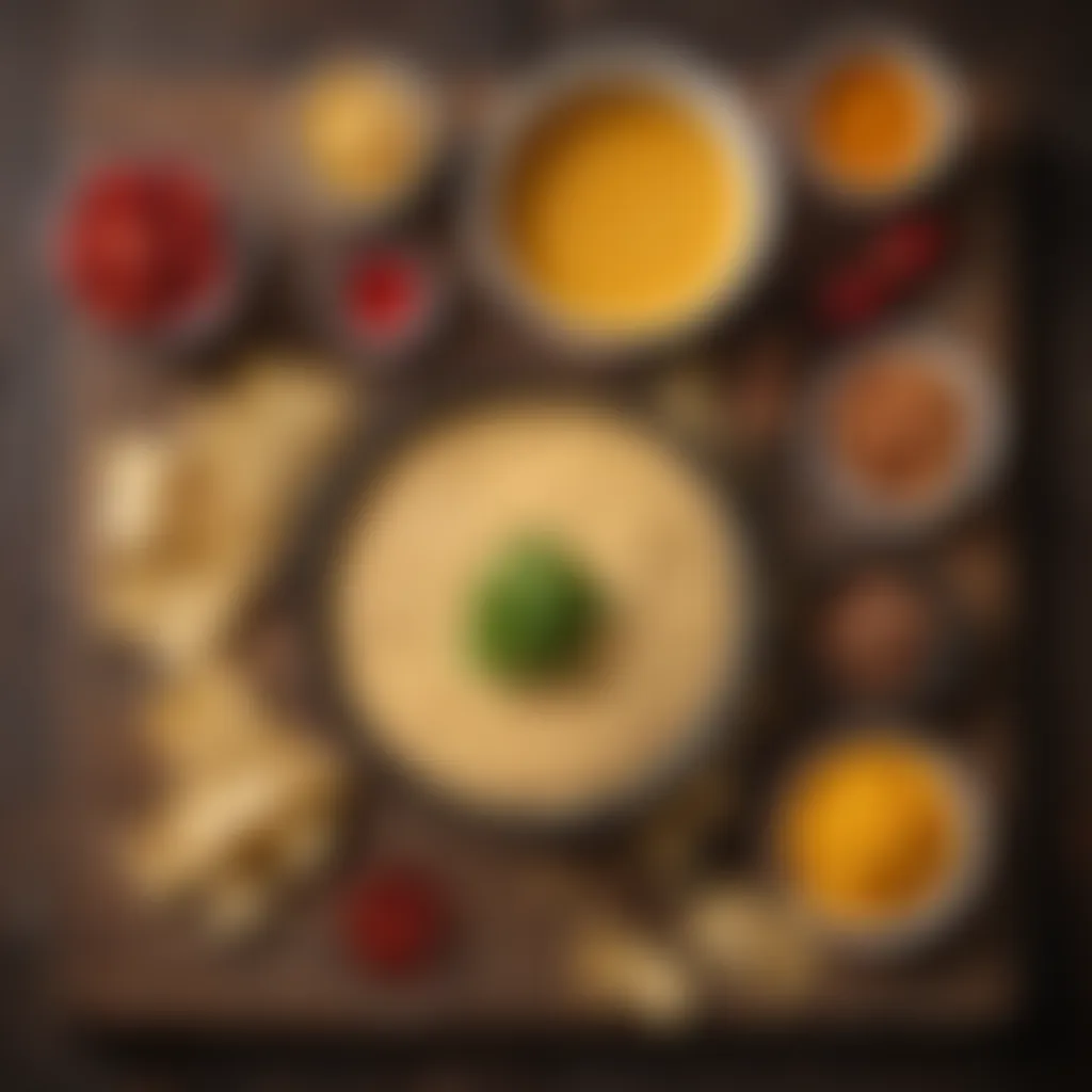 Ingredients for Velveeta queso laid out on a rustic wooden table