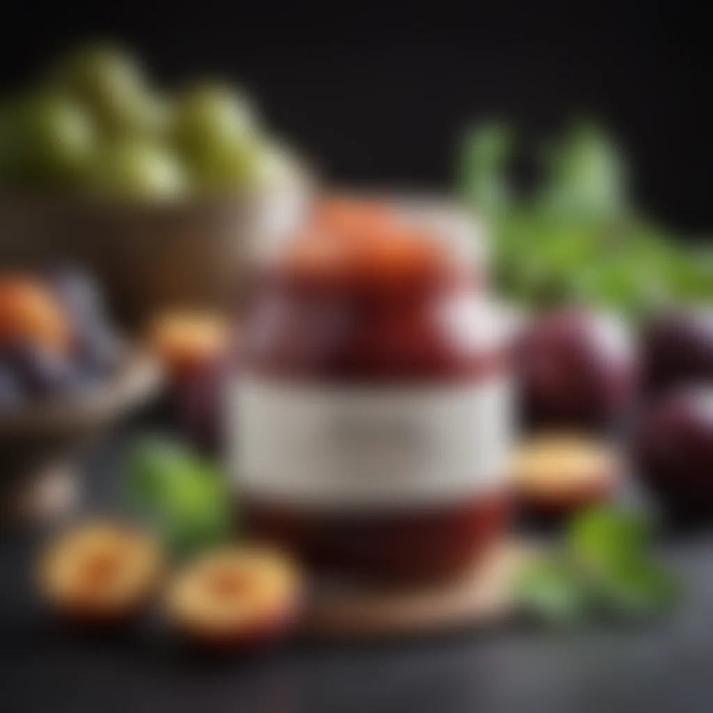 Unripe Plum Chutney in Elegant Jar