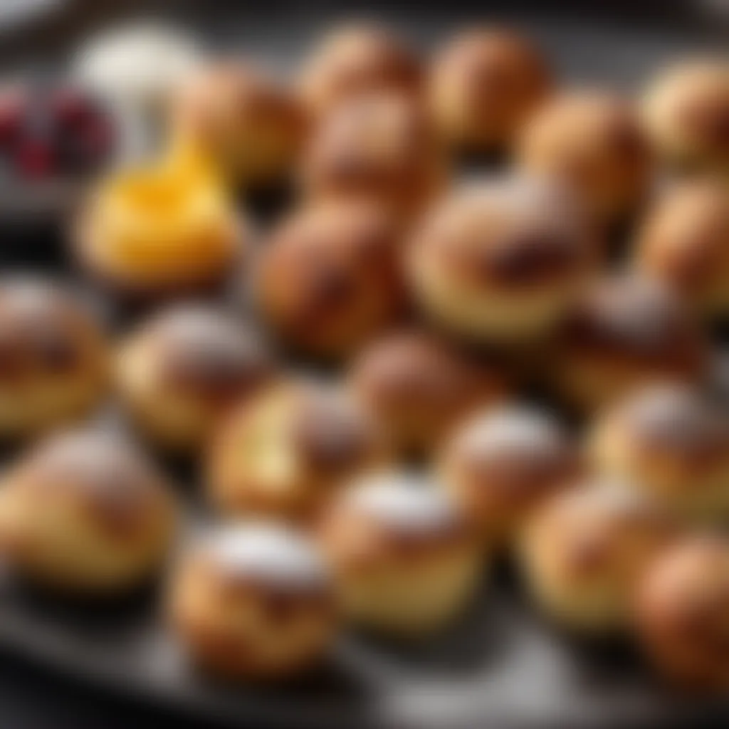 Variety of ingredients used in aebleskiver recipe