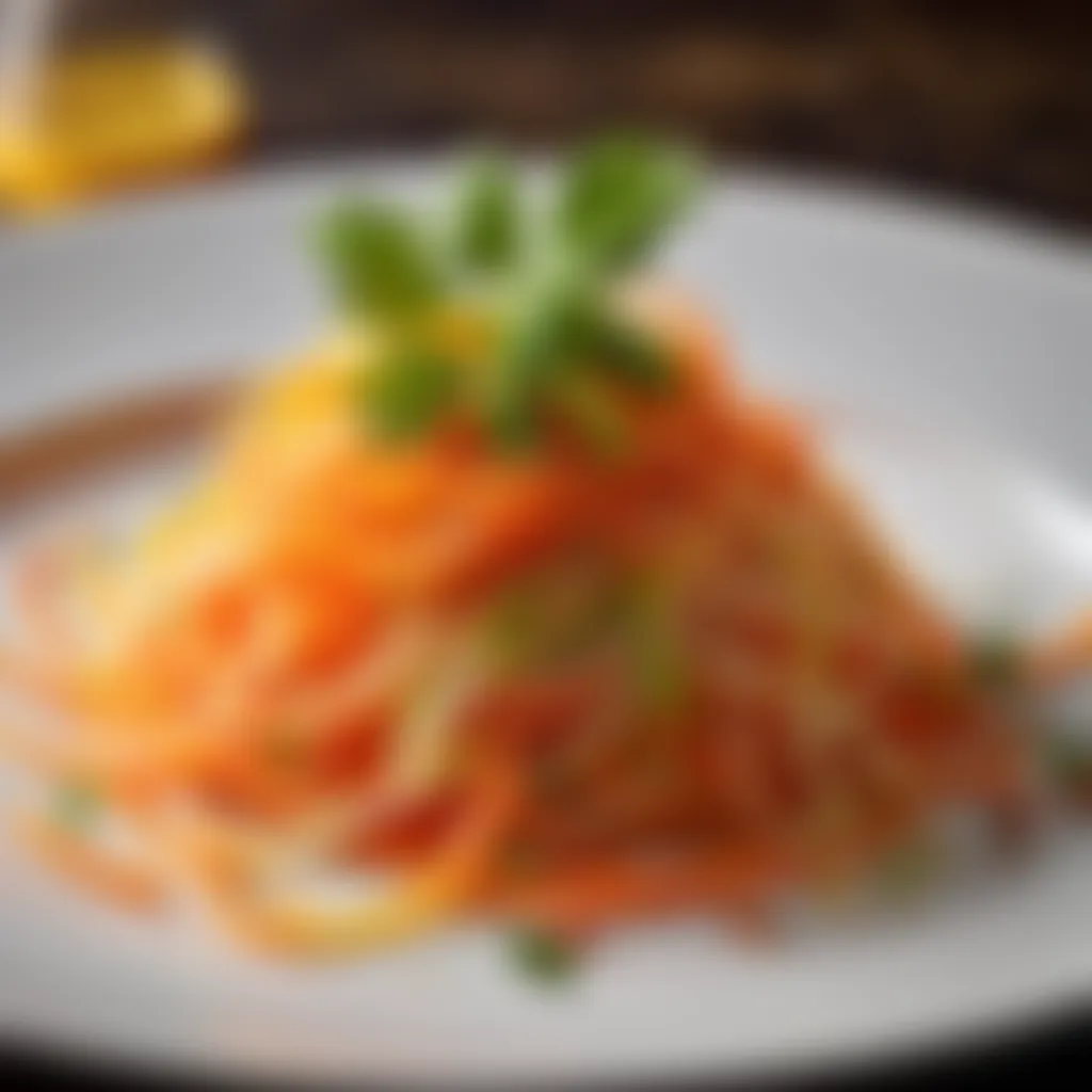 Finely Cut Vegetable Julienne Vegetable Julienne