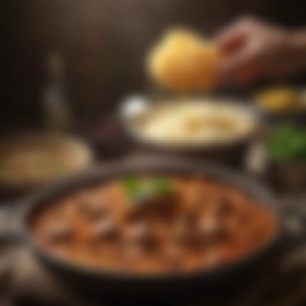 Meticulous preparation process for the Vegetarian Abgoosht Vegetarian Abgoosht Preparation