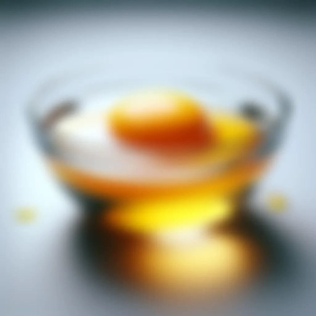 Egg yolk in a bowl