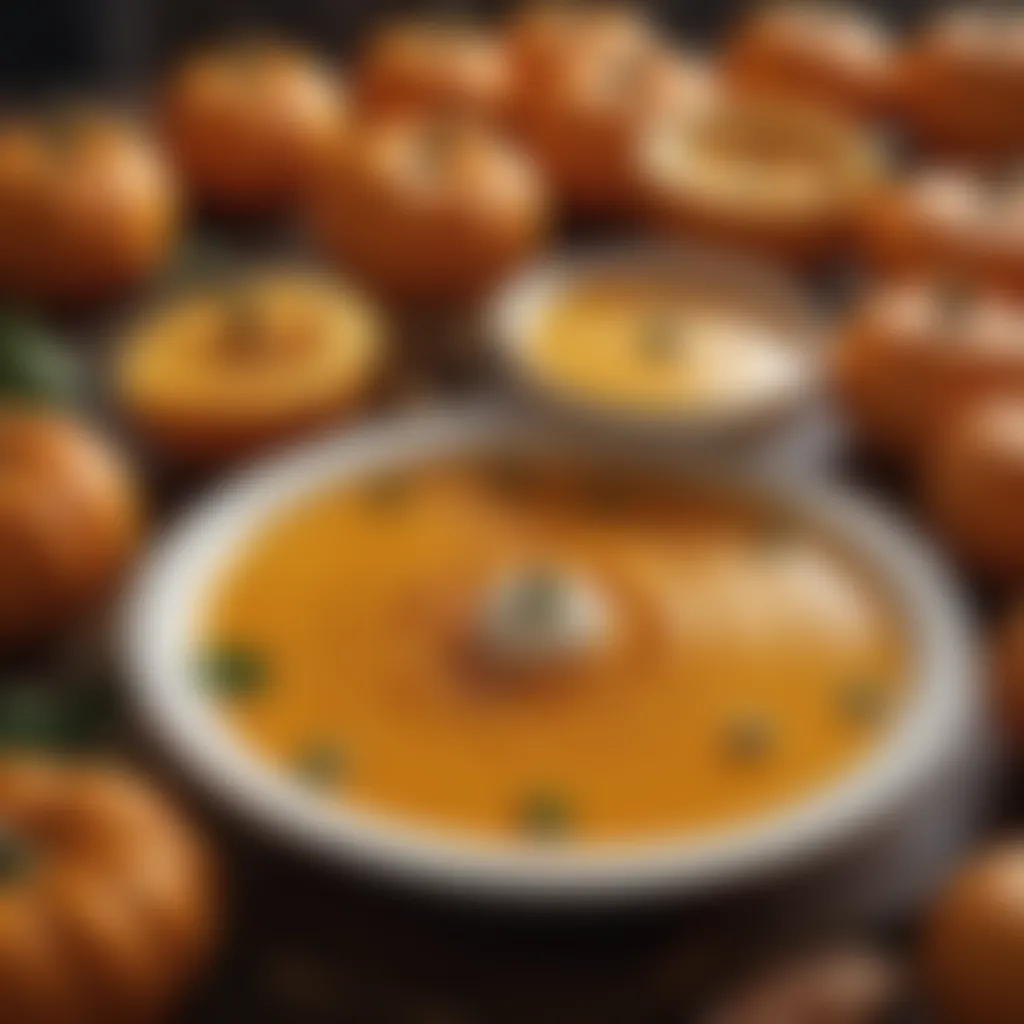 Vibrant Pumpkin Selection for Soup Recipe