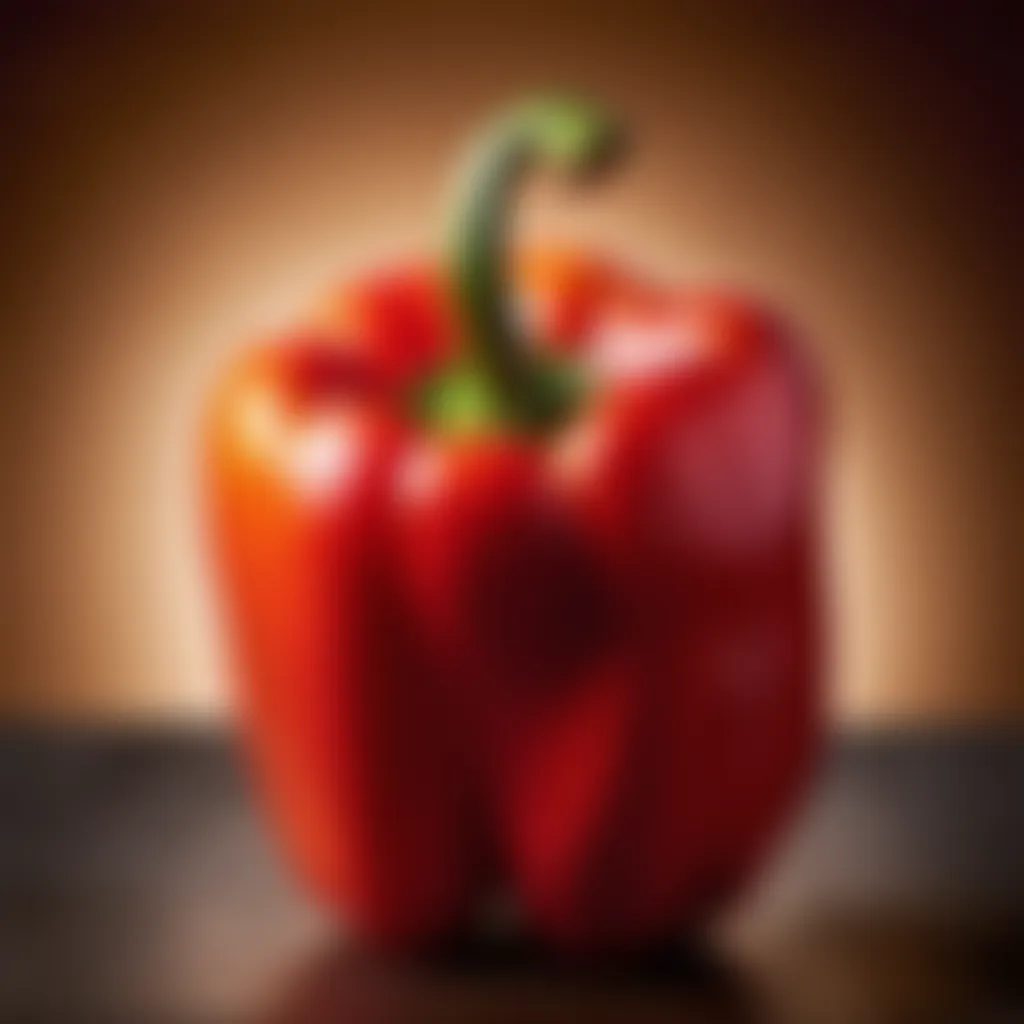 Vibrant Red Bell Pepper