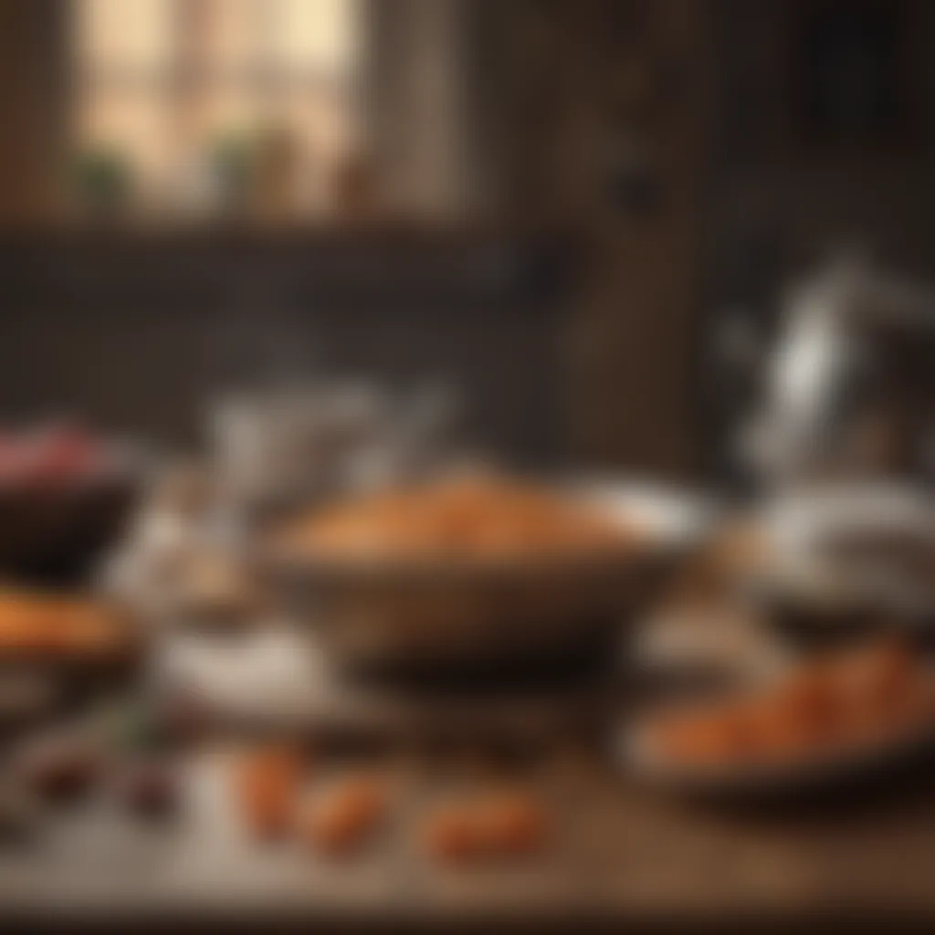 Vintage utensils for ARSA Recipe