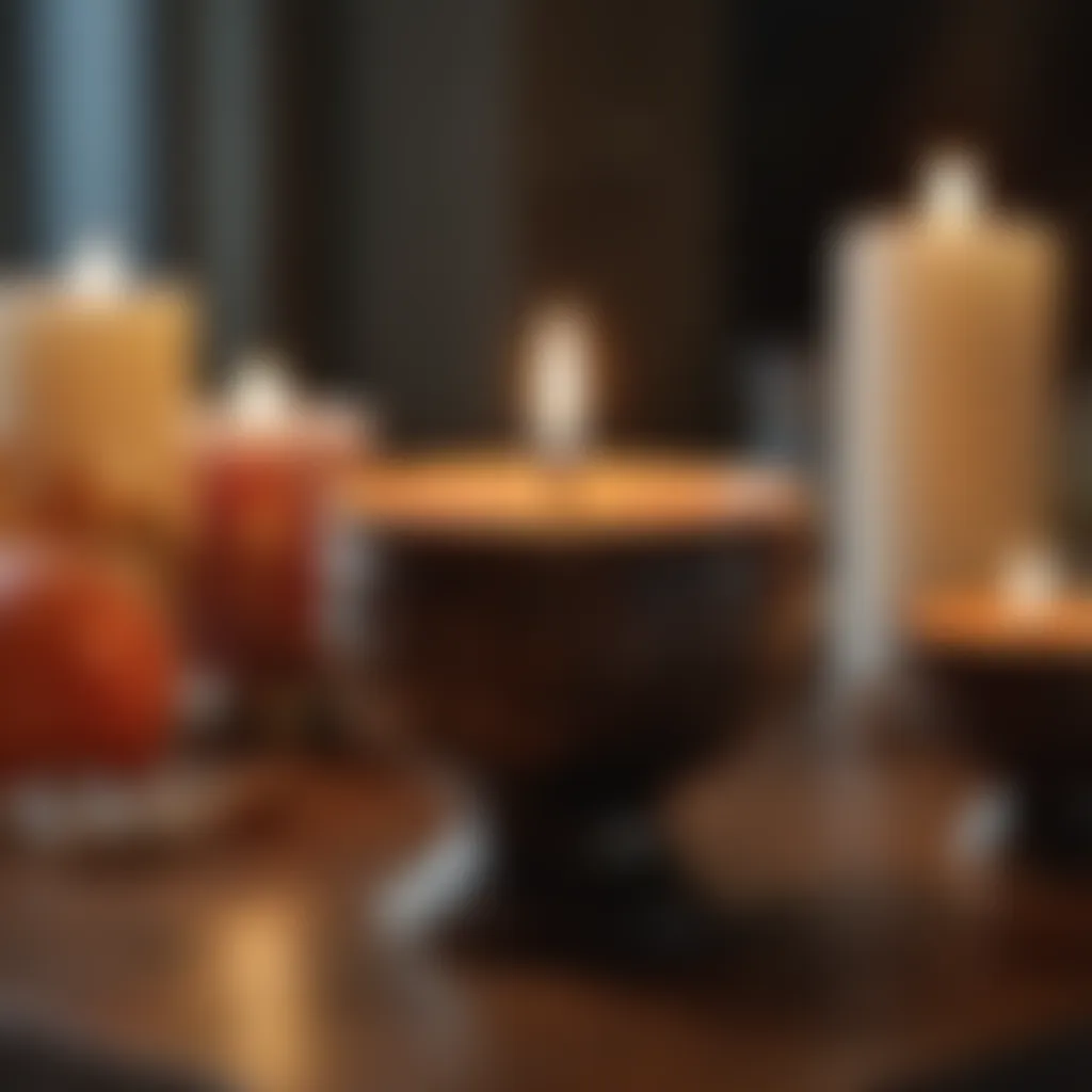Illumination of Vudu Mysteries by Candlelight Mystic candles illuminating a Vudu spell