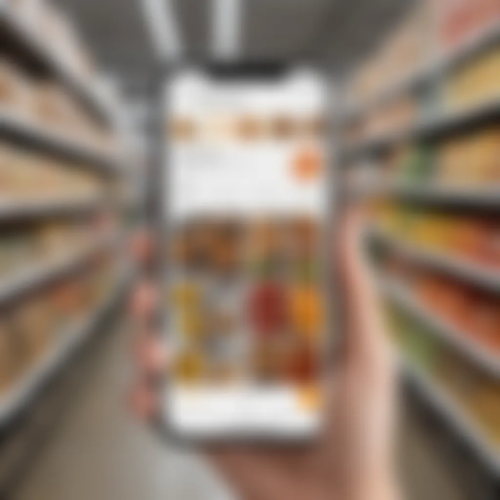 Walmart Grocery Delivery App on Smartphone