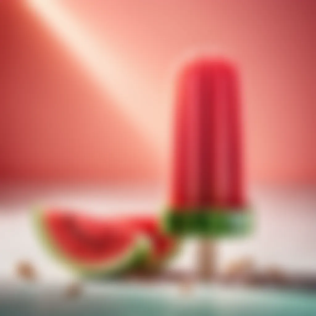 Watermelon Mint Ice Lolly