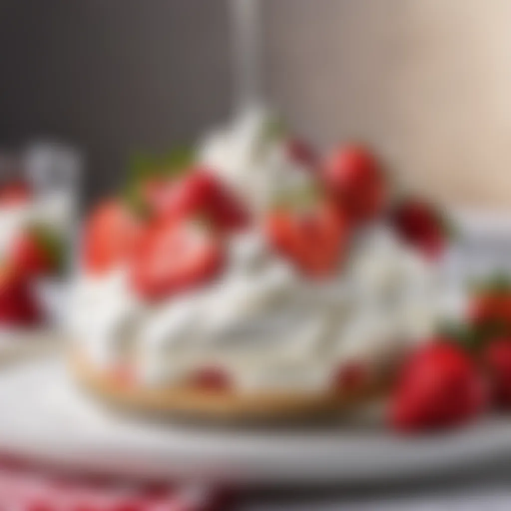 Whipped Cream and Strawberries