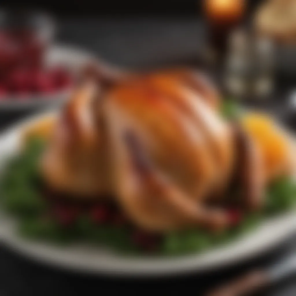 Wholesome Cranberry-Stuffed Cornish Game Hen