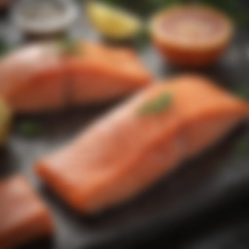 Fresh Wild-Caught Alaskan Salmon Fillets