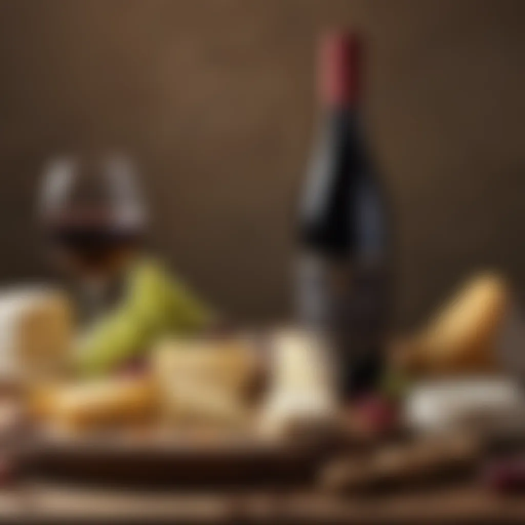 Historical timeline showcasing the evolution of wine and cheese pairings