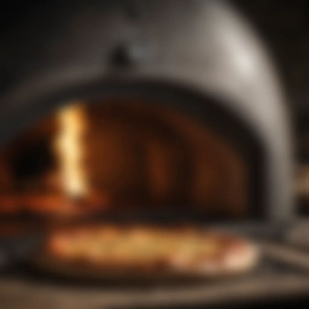 Wood-Fired Oven Baking for Pizza Bianca