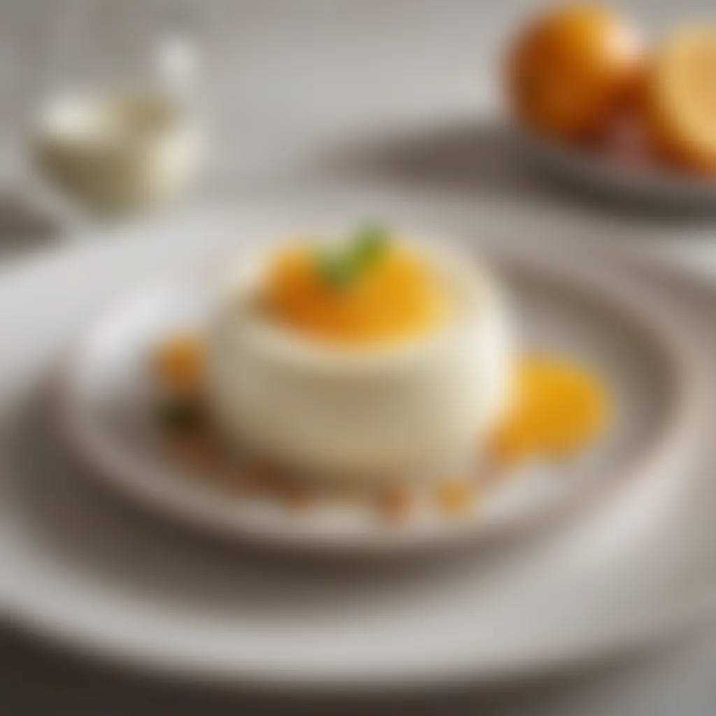 Yogurt Panna Cotta with Citrus Infusion