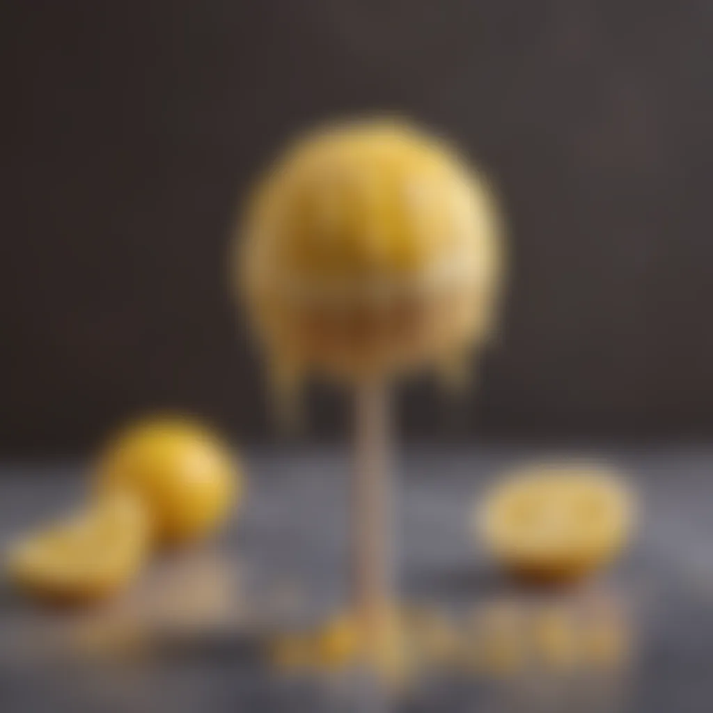 Zesty Lemon Citrus Burst Cake Pop