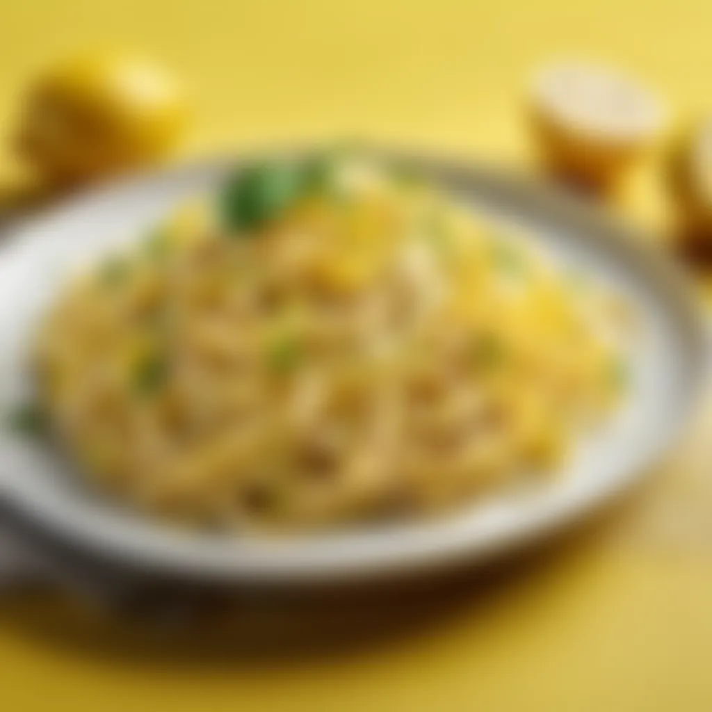 Zesty Lemon Fettuccine