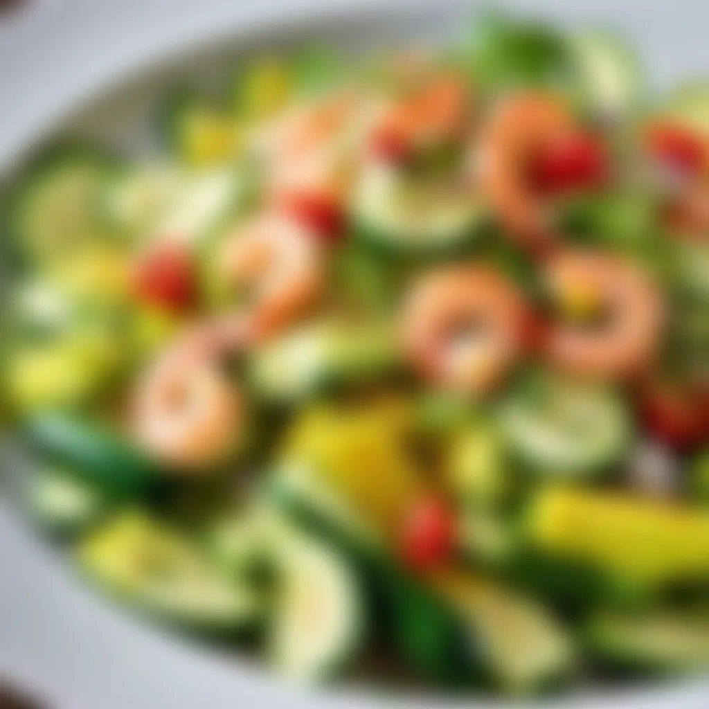 Zesty Zucchini Ribbon Salad