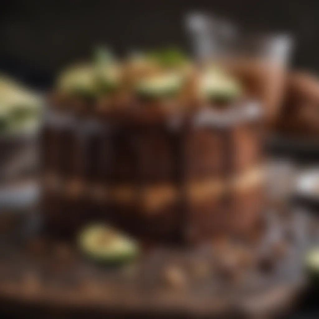 Decadent Zucchini Chocolate Cake Indulgence Zucchini Chocolate Cake with Rich Ganache Drizzle