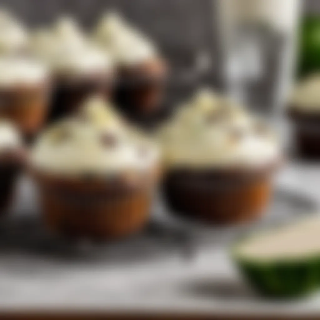 Decadent Zucchini Chocolate Chip Muffins with Vanilla Bean Frosting