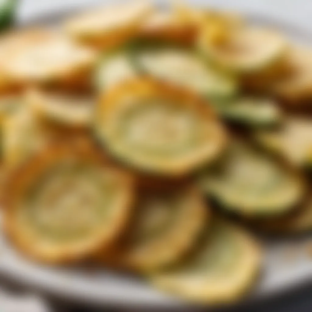 Zucchini Parmesan Chips