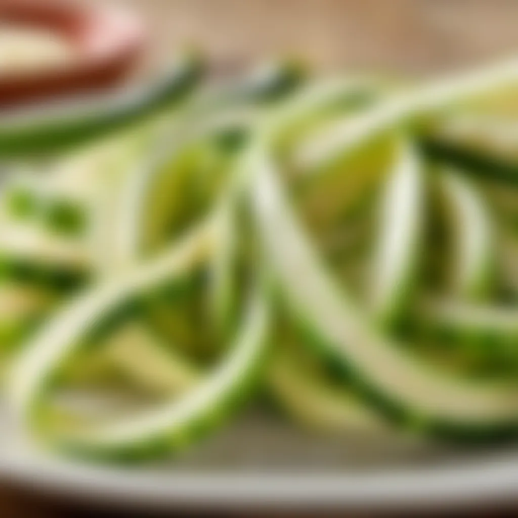 Exquisite Zucchini Ribbons