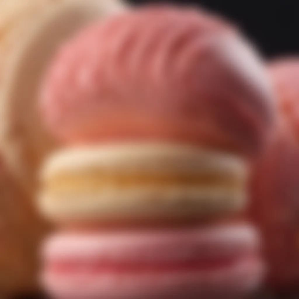 Macaron Shell Texture Close-Up