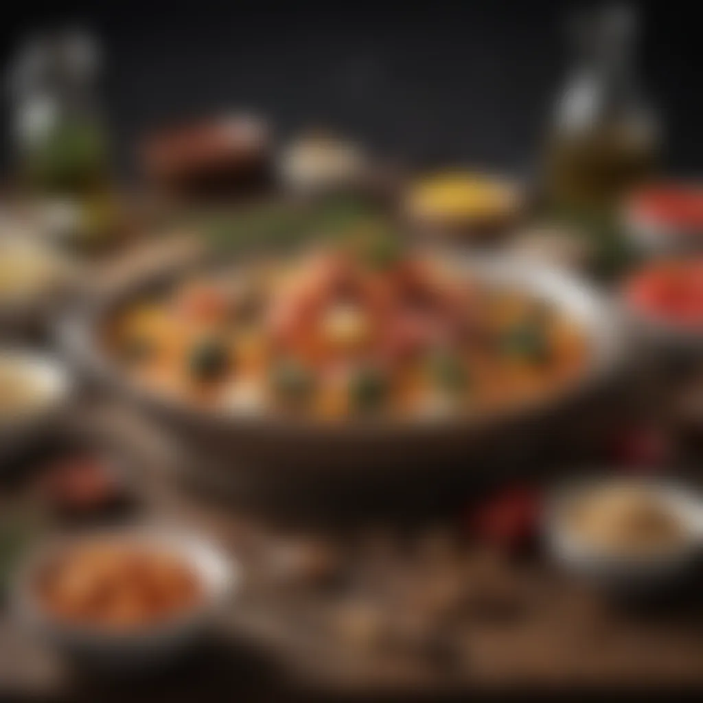 Culinary Symphony: Ingredients Unveiled Artistic portrayal of Zygmunt Kuska recipe ingredients