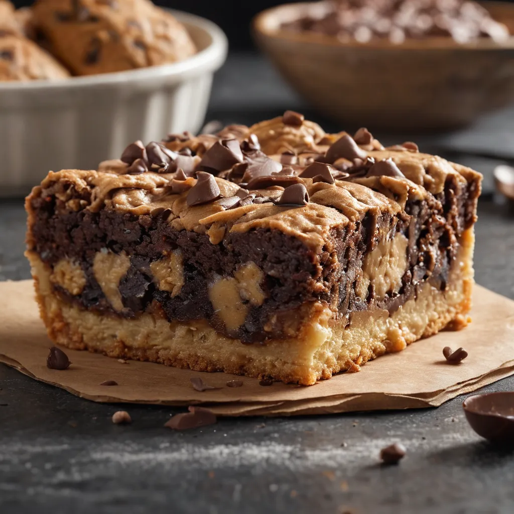 Decadent Delight Indulge in a Chocolate Chip Cookie Brownie Pie Recipe
